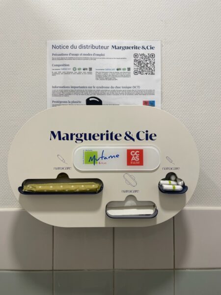 distributeur prtoection hygienique marguerite & Cie